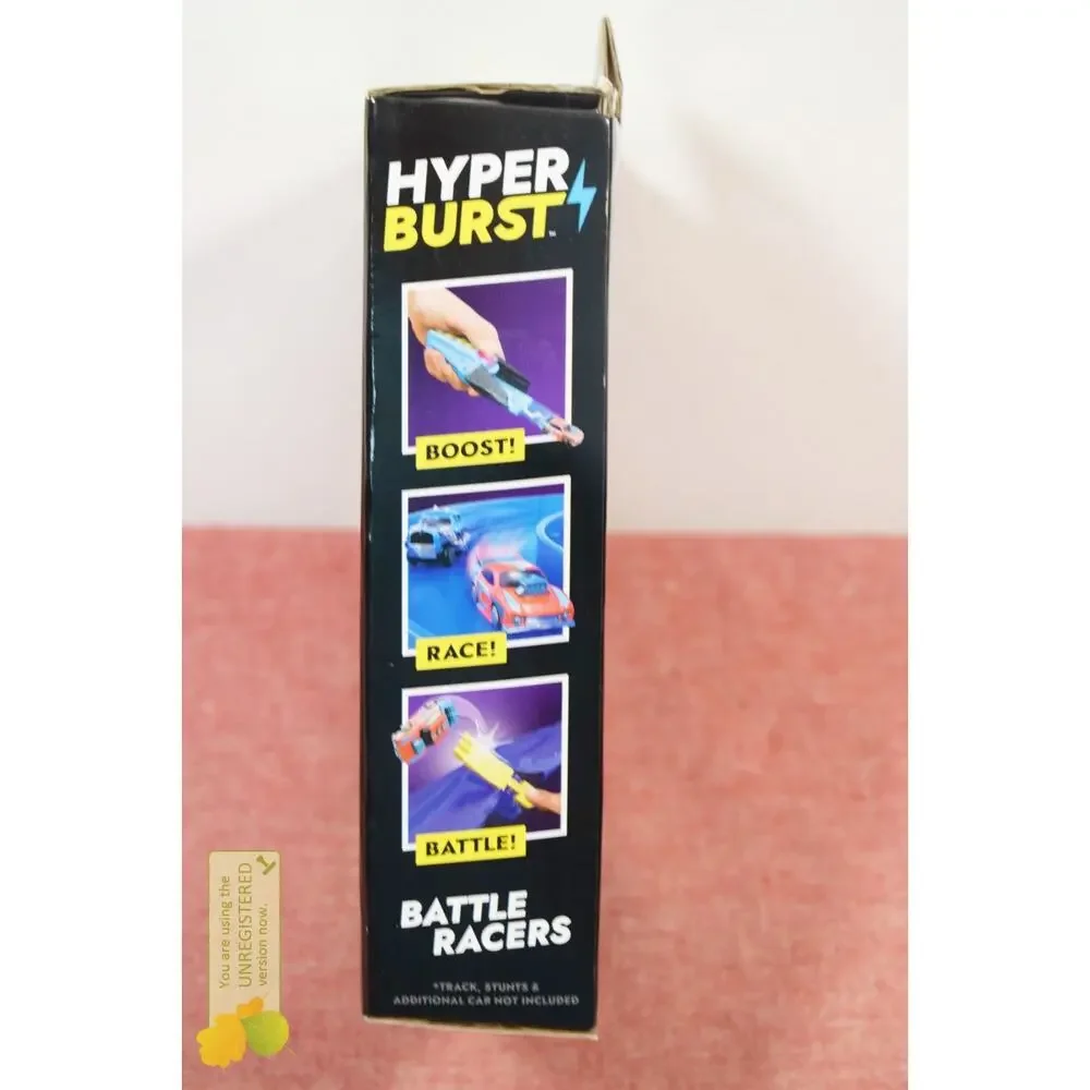 Hyper Burst Battle Racers Red Storm Car and Launcher